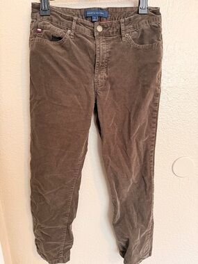 Tommy Hilfiger Olive Brown Corduroy Pants